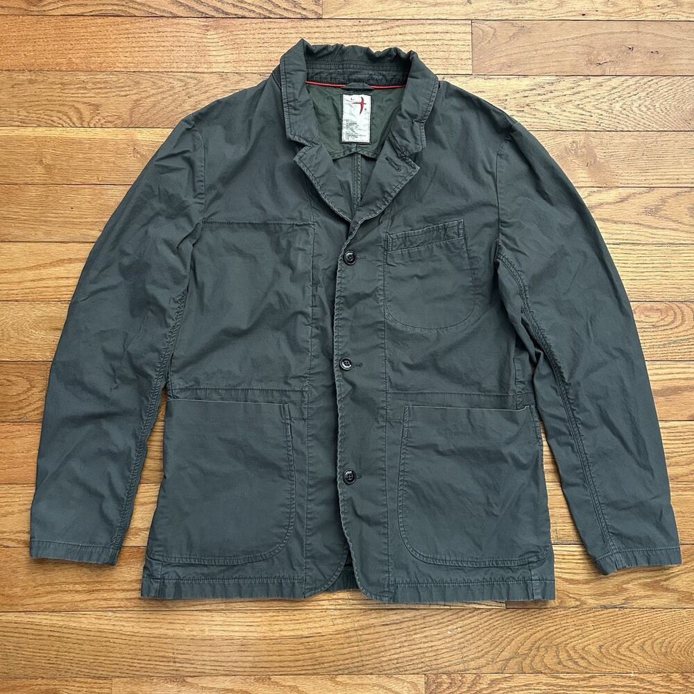 Relwen Flyweight Flex Blazer Commuter Stretch Snap Jacket Large
